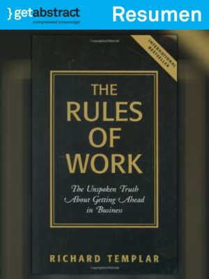 cover image of Las reglas del trabajo (resumen)